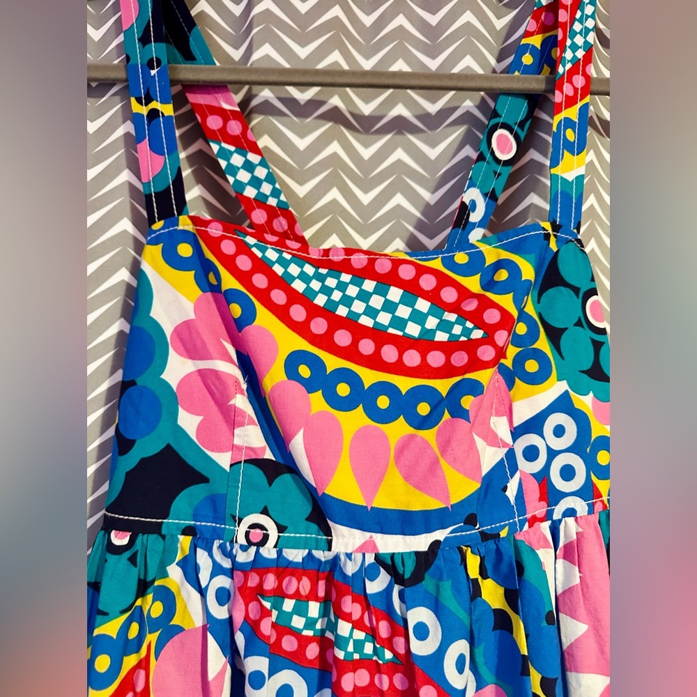 J. Crew | Apron maxi dress in Ratti® kaleidoscope floral, Size 4 - Picture 4 of 8